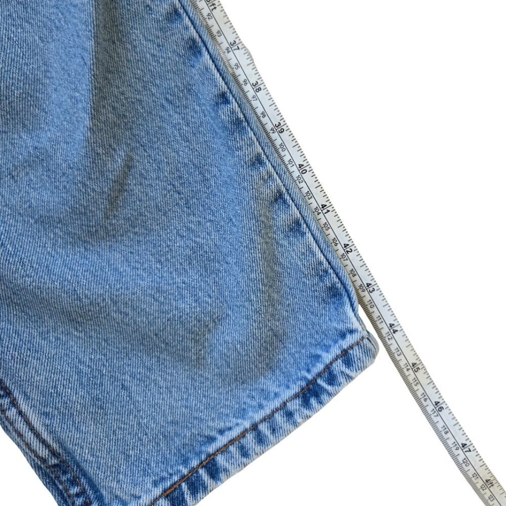 Vintage Levis 560 Jeans Mens size 36x34 Loose Fit Tapered Light Blue Denim Y2K - Picture 8 of 13